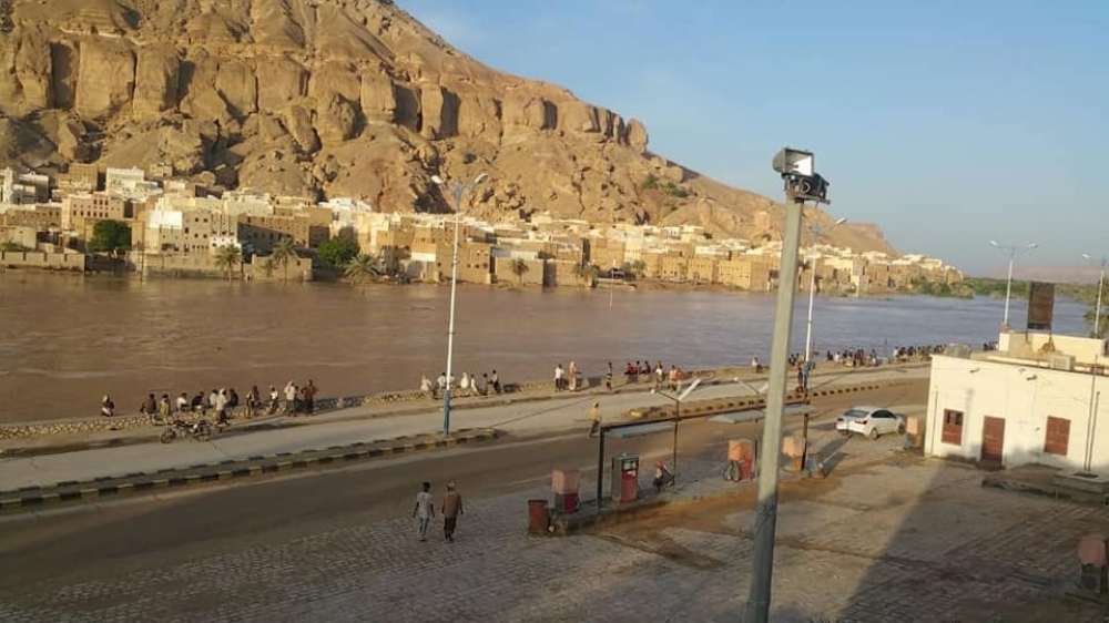 حضرموت: السيول تحاصر شبام