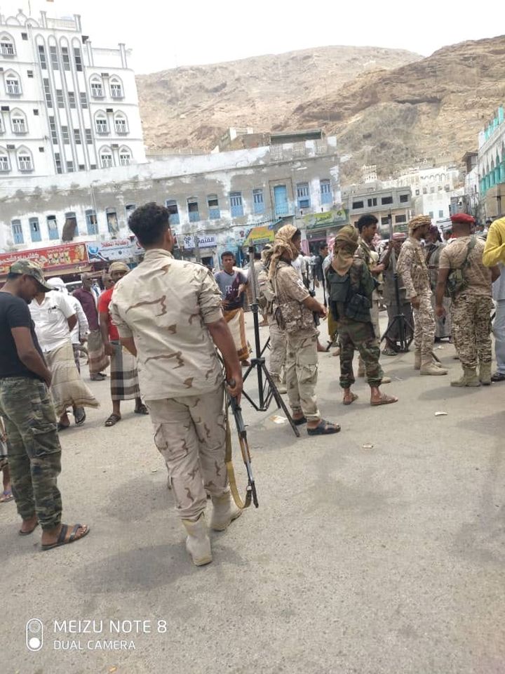 حضرموت: انتشار أمني وإطلاق رصاص في مدينة المكلا
