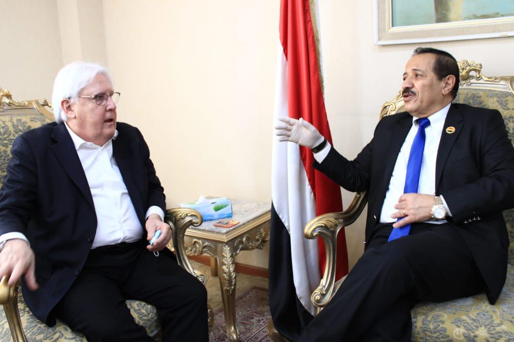 وزير خارجية صنعاء للمبعوث الأممي .. رفع الحصار الشامل وإعادة فتح مطار صنعاء لايقبل المساومه