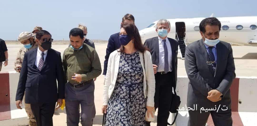 ماذا تفعل وزيرة خارجية دولة أوروبية في حضرموت؟