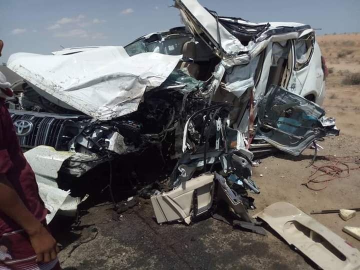 لحج: وفاة ١٦ شخصا بينهم نساء في حادث مروع في طور الباحة (الاسماء)