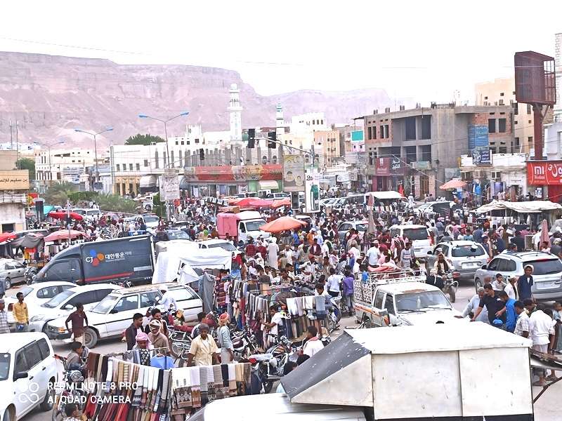 تأكل مظاهر الاحتفال بالعيد في حضرموت (صور)
