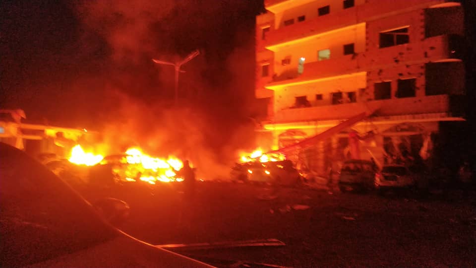 تحذير : حيروت ينشر صور مؤسفة لضحايا انفجار مطار عدن