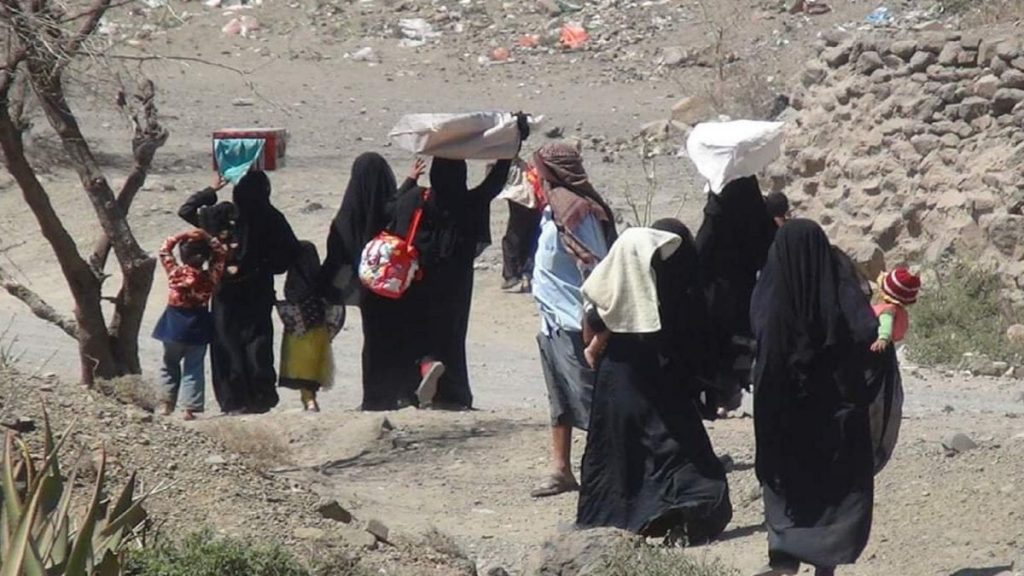 نزوح المئات في اليمن خلال أسبوع واحد