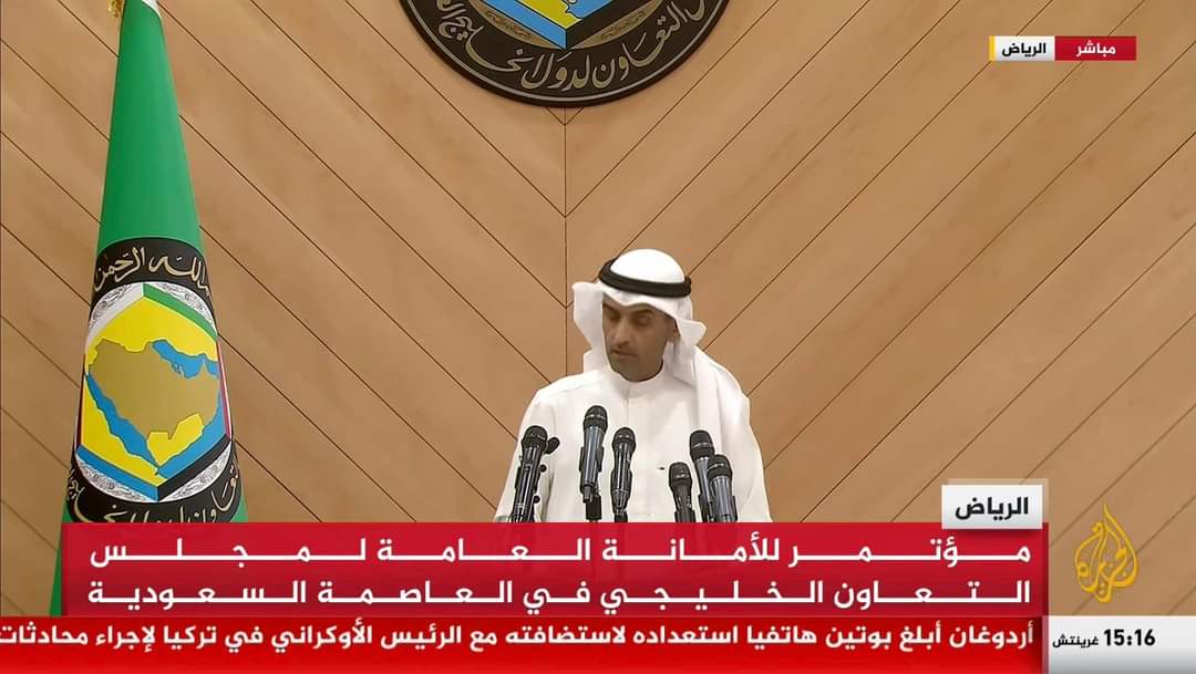 من على قناة الجزيرة .. أول دعوة رسمية لمجلس التعاون الخليجي لجميع الأطراف اليمنية بشأن المفاوضات