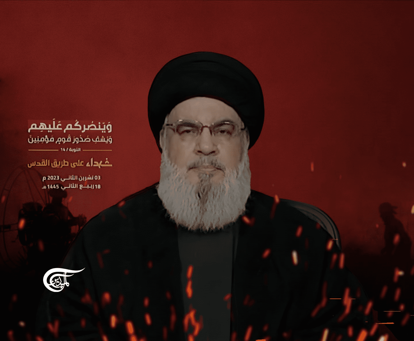 نفى معرفتهم ب ” طوفان الأقصى ” قبل وقوعها .. نصر الله : حربنا مع الكيان بدأت منذ 8 أكتوبر