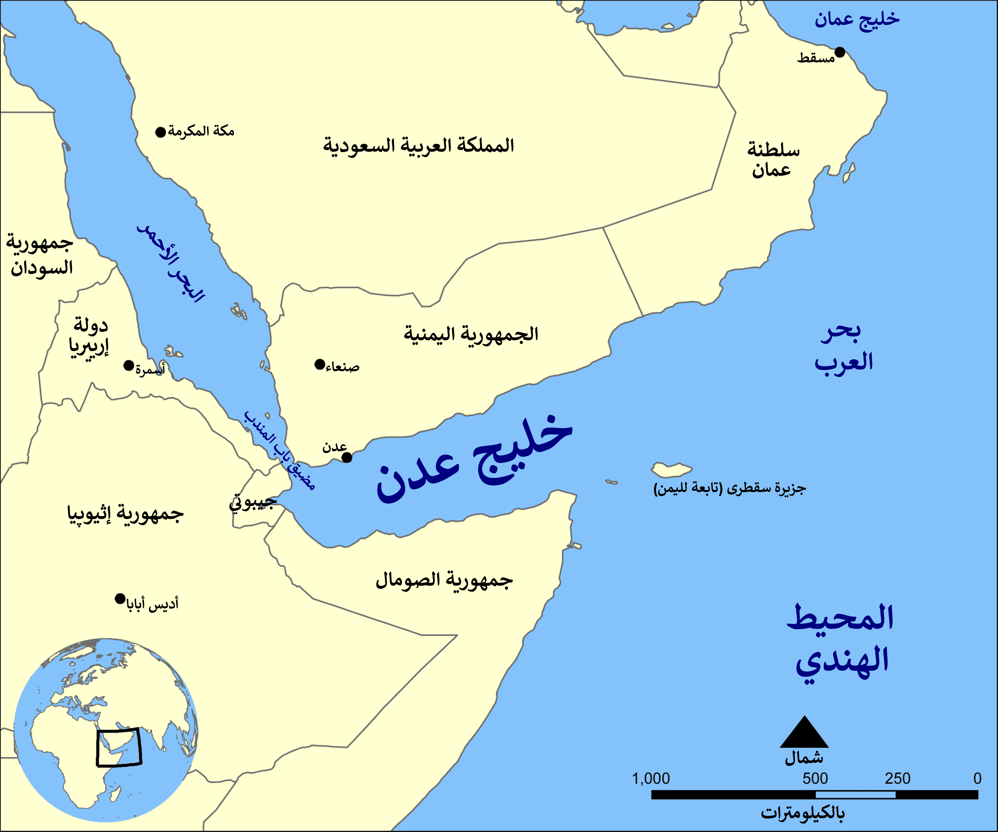 زلزال يضرب خليج عدن 